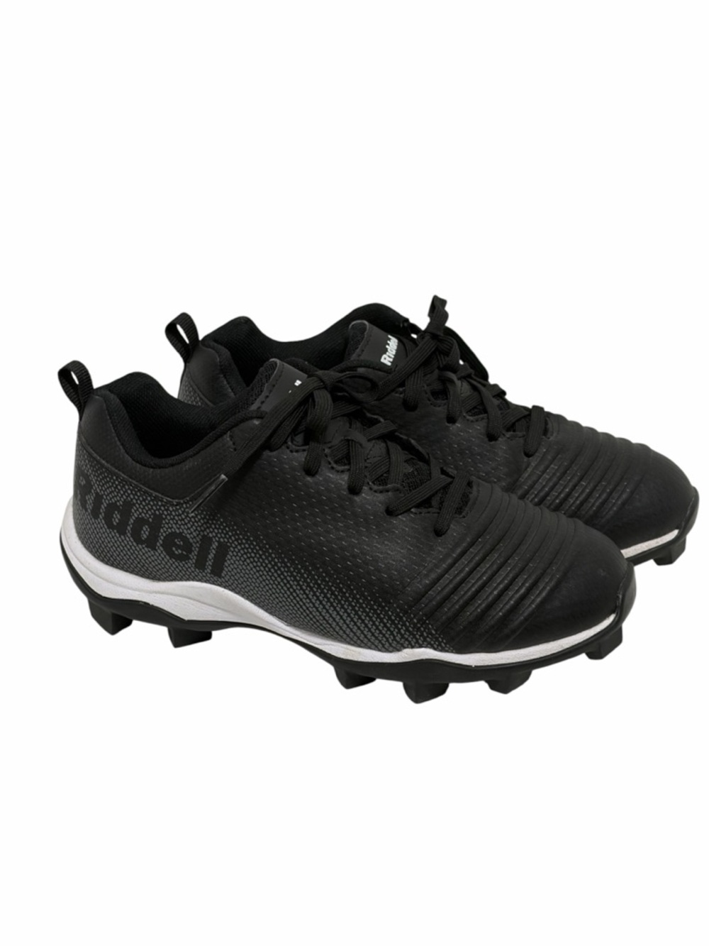 Riddell Youth Boys Black Football Soccer Baseball Cleats - Brand New - Size 2